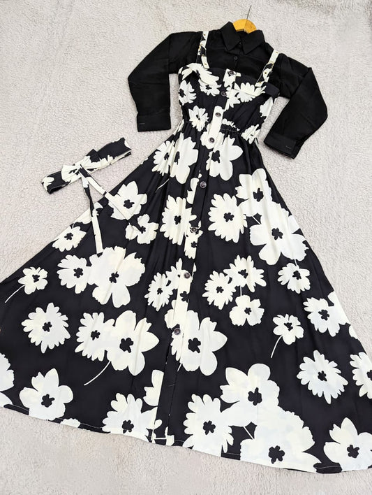 Monochrome Romper Maxi