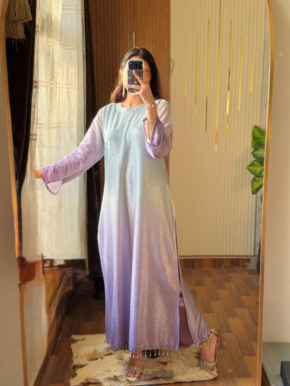 Shimmer Moonlight Tunic Set